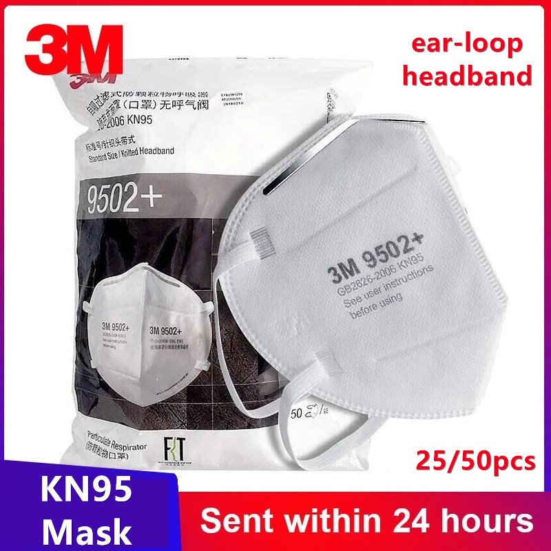 3M Mask 9502+ - 3M KN95 Original Face Protective Maske