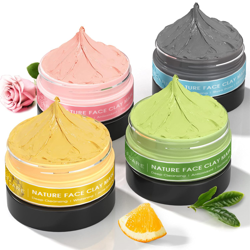 4 Pcs Clay Facial Mask Set Tur - Dust Mask Construction 评论和价格