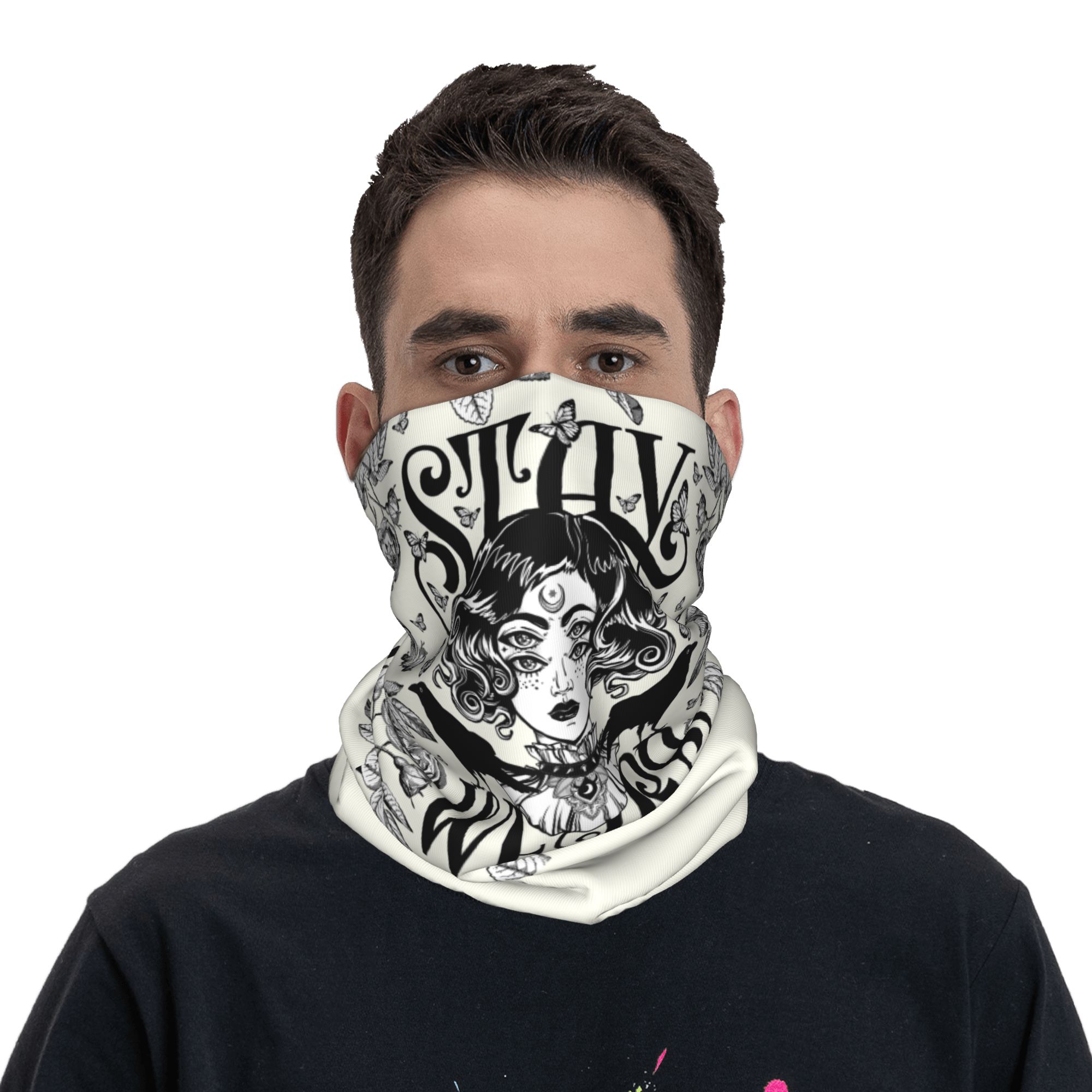 Custom Stay Weird Bandana Neck - Neck Gaiter Face Cover 评论和价格