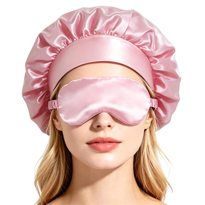 Satin Bonnet Sleep Eye Mask  - Mask Lanyard Adjustable 评论和价格