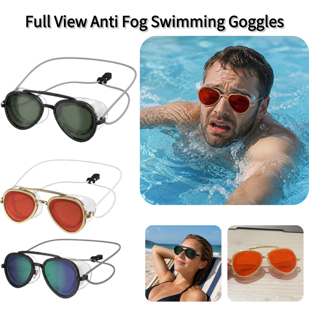 Full View Swimming Goggles Ant - Anti Pollution Mask 评论和价格
