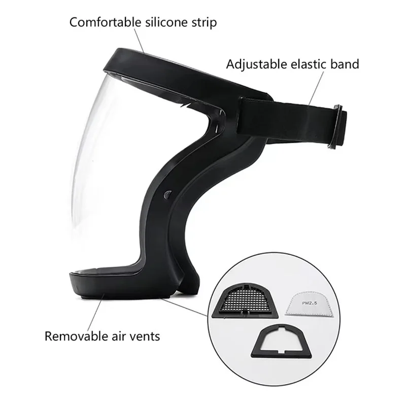 Full Face Shield Windproof Ant - Anti Pollution Mask 评论和价格