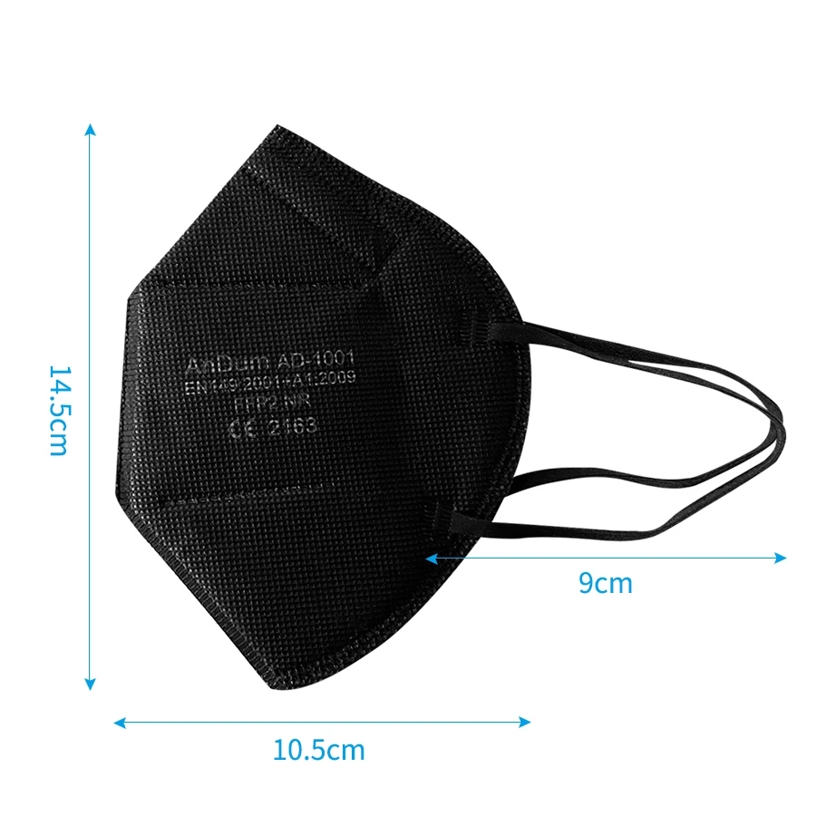 5PCS FFP2 Mask CE Approved Fil - Anti Pollution Mask 评论和价格